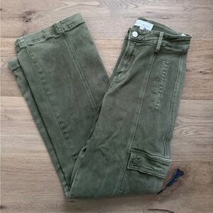 Olive Green Cargo Pants